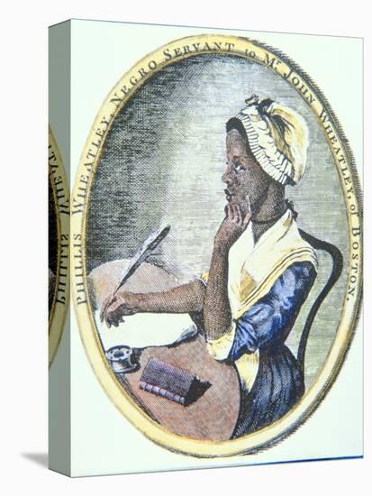 Portrait of Phillis Wheatley (C.1753-85)-null-Stretched Canvas