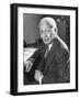 Portrait of Philosopher Alain Leroy Locke Sitting at Desk in Office at Howard University-Alfred Eisenstaedt-Framed Photographic Print