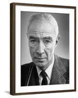 Portrait of Physicist J. Robert Oppenheimer-Alfred Eisenstaedt-Framed Premium Photographic Print