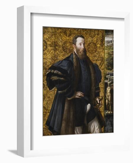 Portrait of Pier Maria Rossi Di San Secondo-Parmigianino-Framed Giclee Print