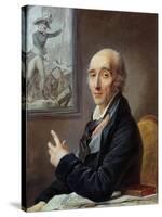 Portrait of Pierre Augereau - by Johannet Heinsius-null-Stretched Canvas