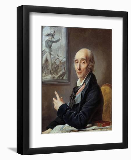 Portrait of Pierre Augereau - by Johannet Heinsius-null-Framed Giclee Print