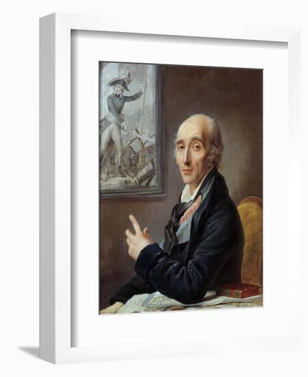 Portrait of Pierre Augereau - by Johannet Heinsius-null-Framed Giclee Print