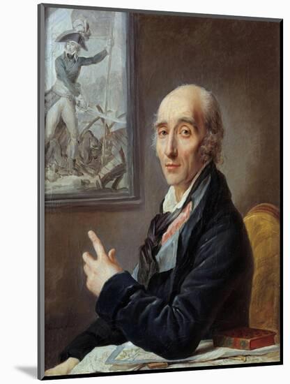 Portrait of Pierre Augereau - by Johannet Heinsius-null-Mounted Giclee Print