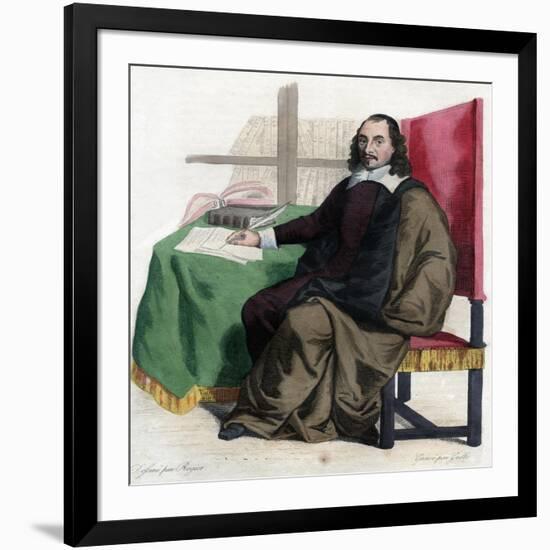 Portrait of Pierre Corneille (1606-1684), French playwright-French School-Framed Giclee Print