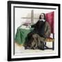 Portrait of Pierre Corneille (1606-1684), French playwright-French School-Framed Giclee Print