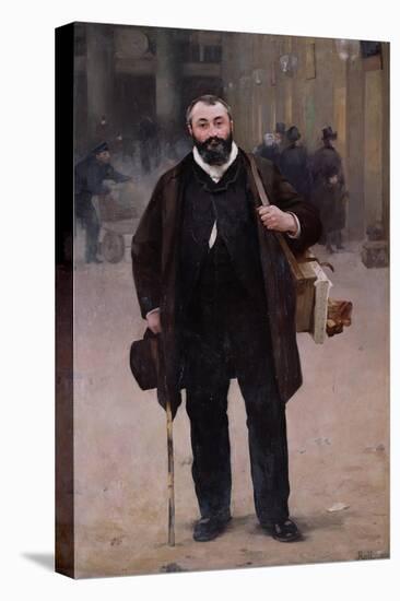 Portrait of Pierre-Emmanuel Damoye-Alfred Roll-Stretched Canvas