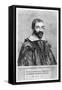 Portrait of Pierre Gassendi-Claude Mellan-Framed Stretched Canvas