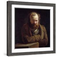 Portrait of Pierre-Joseph Proudhon-null-Framed Giclee Print