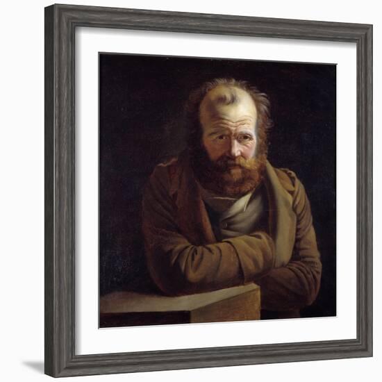 Portrait of Pierre-Joseph Proudhon-null-Framed Giclee Print