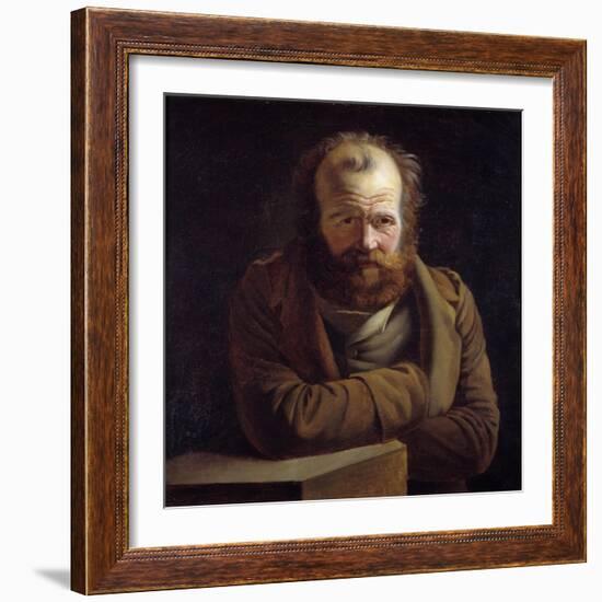 Portrait of Pierre-Joseph Proudhon-null-Framed Giclee Print