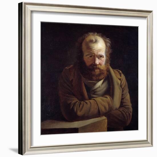 Portrait of Pierre-Joseph Proudhon-null-Framed Giclee Print