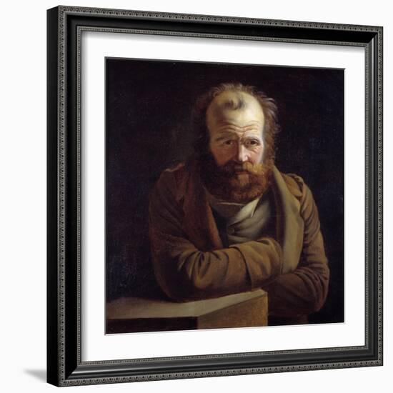 Portrait of Pierre-Joseph Proudhon-null-Framed Giclee Print