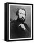 Portrait of Pierre Larousse-null-Framed Stretched Canvas