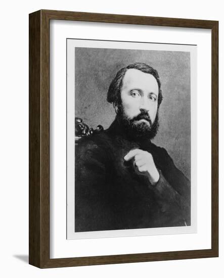 Portrait of Pierre Larousse-null-Framed Photographic Print