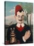 Portrait of Pierre Loti, about 1910-Henri Rousseau-Stretched Canvas