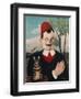 Portrait of Pierre Loti, about 1910-Henri Rousseau-Framed Giclee Print