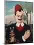 Portrait of Pierre Loti, about 1910-Henri Rousseau-Mounted Giclee Print