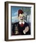 Portrait of Pierre Loti by Le Douanier Rousseau-null-Framed Giclee Print