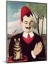 Portrait of Pierre Loti circa 1891-Henri Rousseau-Mounted Giclee Print