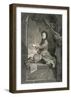 Portrait of Pierre Louis Moreau De Maupertuis (Saint-Malo-Robert Tournieres-Framed Giclee Print