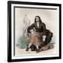 Portrait of Pierre Puget (1620-1694), French painter, sculptor, architect and engineer-French School-Framed Giclee Print