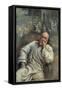 Portrait of Pierre Puvis De Chavannes by Marcellin Gilbert Desboutins-null-Framed Stretched Canvas