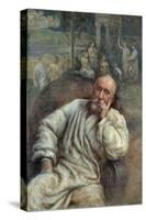 Portrait of Pierre Puvis De Chavannes by Marcellin Gilbert Desboutins-null-Stretched Canvas