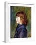 Portrait of Pierre Renoir in a Sailor Suit, 1890-Pierre-Auguste Renoir-Framed Giclee Print