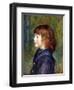 Portrait of Pierre Renoir in a Sailor Suit, 1890-Pierre-Auguste Renoir-Framed Premium Giclee Print