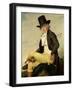 Portrait of Pierre Seriziat (1757-1847) the Artist's Brother-In-Law, 1795-Jacques-Louis David-Framed Giclee Print