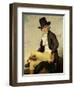 Portrait of Pierre Seriziat (1757-1847) the Artist's Brother-In-Law, 1795-Jacques-Louis David-Framed Giclee Print