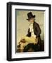 Portrait of Pierre Seriziat (1757-1847) the Artist's Brother-In-Law, 1795-Jacques-Louis David-Framed Giclee Print