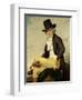 Portrait of Pierre Seriziat (1757-1847) the Artist's Brother-In-Law, 1795-Jacques-Louis David-Framed Giclee Print