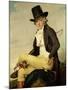 Portrait of Pierre Seriziat (1757-1847) the Artist's Brother-In-Law, 1795-Jacques-Louis David-Mounted Giclee Print