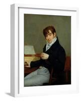 Portrait of Pierre Zimmermann (1785-1853) 1808-Antoine-Jean Gros-Framed Giclee Print