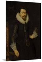 Portrait of Pieter Boudaen Courten-Salomon Mesdach-Mounted Art Print