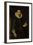 Portrait of Pieter Boudaen Courten-Salomon Mesdach-Framed Art Print