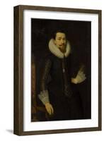 Portrait of Pieter Boudaen Courten-Salomon Mesdach-Framed Art Print