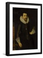 Portrait of Pieter Boudaen Courten-Salomon Mesdach-Framed Art Print