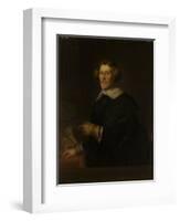 Portrait of Pieter Corneliszoon Hooft, Bailiff of Muiden, Historian and Poet-Joachim Von Sandrart-Framed Art Print