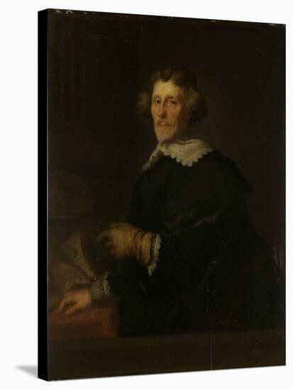 Portrait of Pieter Corneliszoon Hooft, Bailiff of Muiden, Historian and Poet-Joachim Von Sandrart-Stretched Canvas