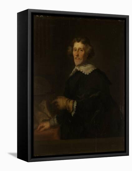 Portrait of Pieter Corneliszoon Hooft, Bailiff of Muiden, Historian and Poet-Joachim Von Sandrart-Framed Stretched Canvas