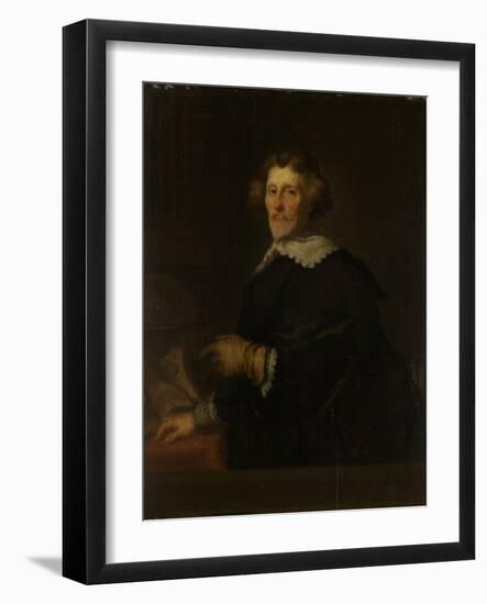 Portrait of Pieter Corneliszoon Hooft, Bailiff of Muiden, Historian and Poet-Joachim Von Sandrart-Framed Art Print