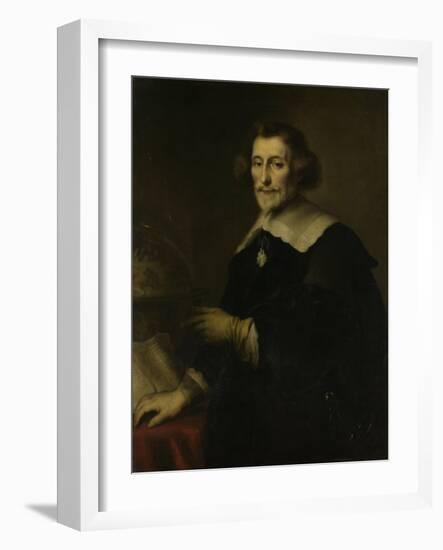 Portrait of Pieter Corneliszoon Hooft, Bailiff of Muiden, Historian and Poet-Joachim Von Sandrart-Framed Art Print