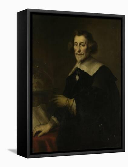 Portrait of Pieter Corneliszoon Hooft, Bailiff of Muiden, Historian and Poet-Joachim Von Sandrart-Framed Stretched Canvas