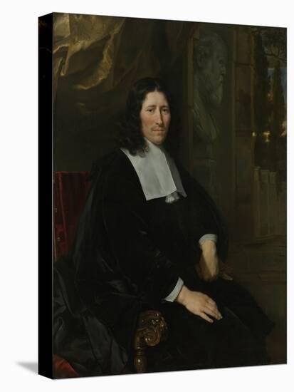 Portrait of Pieter De La Court-Abraham van den Tempel-Stretched Canvas