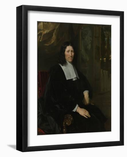 Portrait of Pieter De La Court-Abraham van den Tempel-Framed Art Print