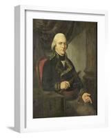 Portrait of Pieter Gerardus Van Overstraten, Governor-General of the Dutch East Indies-Adriaan De Lelie-Framed Art Print