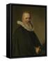 Portrait of Pieter Jacobsz Schout, Burgomaster of Haarlem-Johannes Cornelisz Verspronck-Framed Stretched Canvas